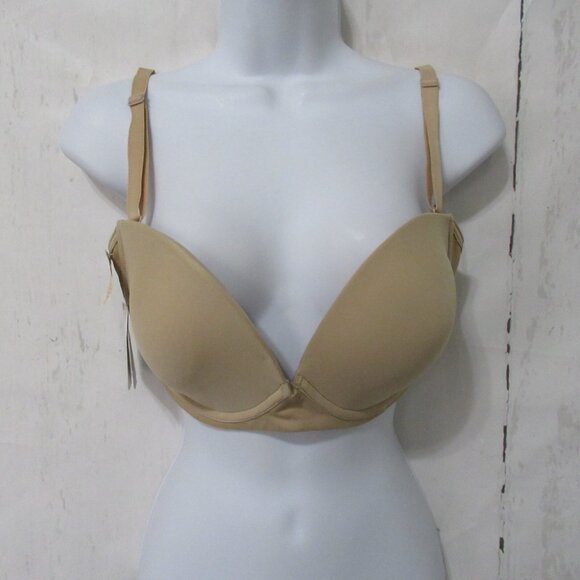 New Maidenform Backless Bra 38D Beige Tan Underwire 7445 - Picture 1 of 7